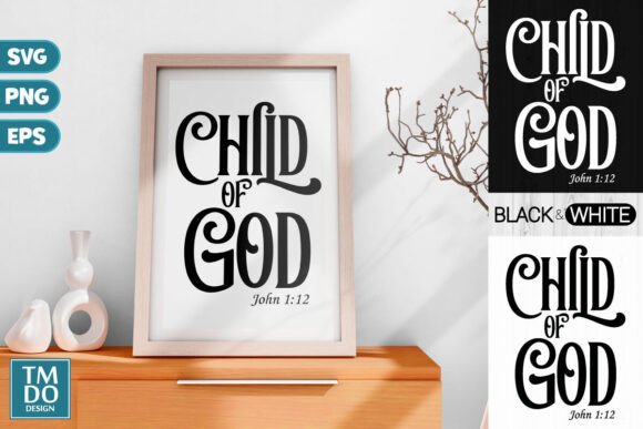 Child of God, Jesus, Christian, Blessed Graphics & Crafts