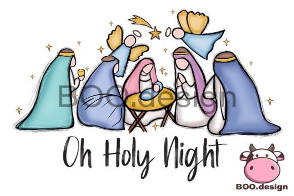 Christian Christmas Png Graphics for Crafts & Branding