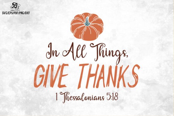 Christian Fall Thanksgiving Svg Graphics for Crafts & Publishing