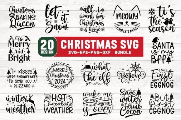 Christmas SVG Bundle: Funny Graphics for Crafts