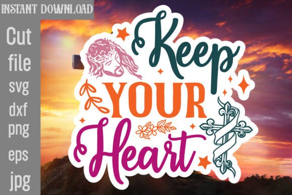 Keep Your Heart Sticker Design: Graphics & Crafts Review