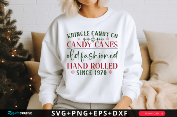 Kringle Candy Co Candy Canes Old Fashion: Crafts & Graphics