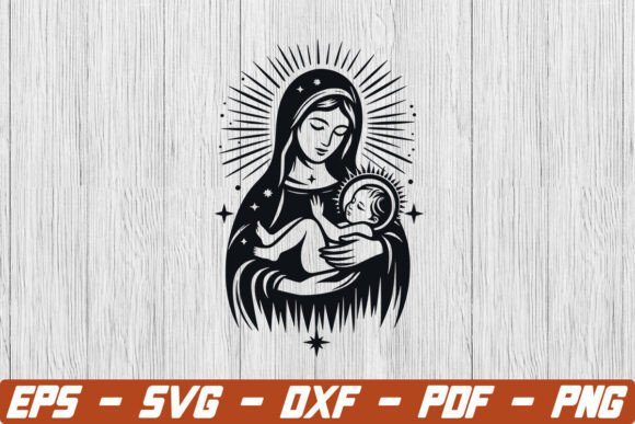Mother Mary SVG Graphics & Crafts Review