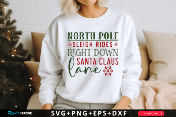 North Pole Sleigh Rides Right Down Santa: Graphics & Crafts Review